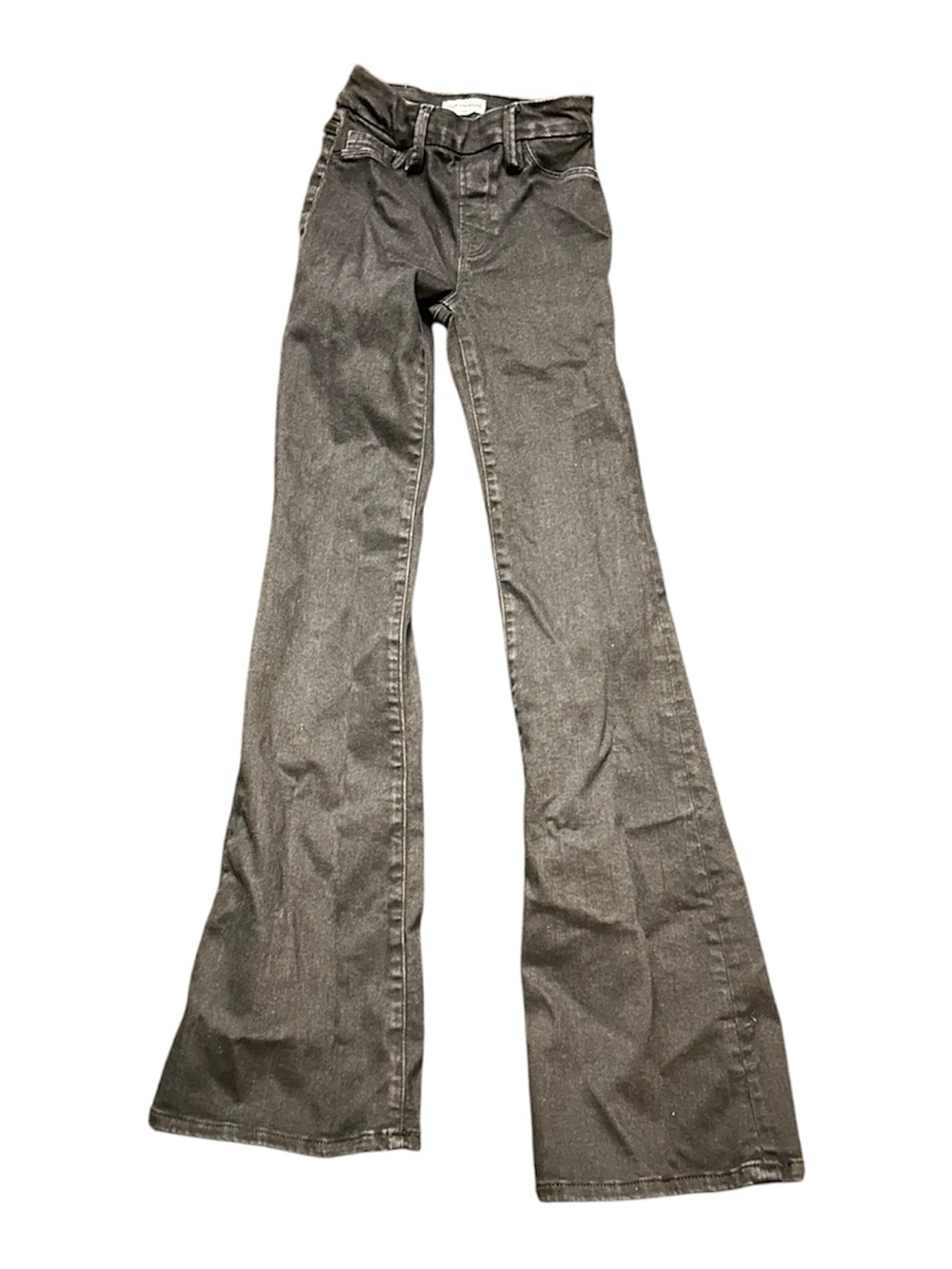 Good American Black Flare Jeans - Wide Leg